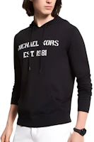 MICHAEL KORS SS23 Logo Print Hoodie Black CS2603M469-001 MICHAEL KORS SS23 Logo Print Hoodie Black CS2603M469-001