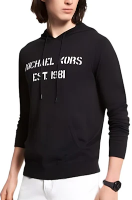 MICHAEL KORS SS23 Logo Print Hoodie Black CS2603M469-001 Buy MICHAEL KORS SS23 Logo Print Hoodie Black CS2603M469-001
