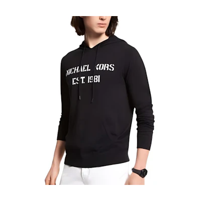 MICHAEL KORS SS23 Logo Print Pullover Sweatshirt White () OF1505I5MF-100