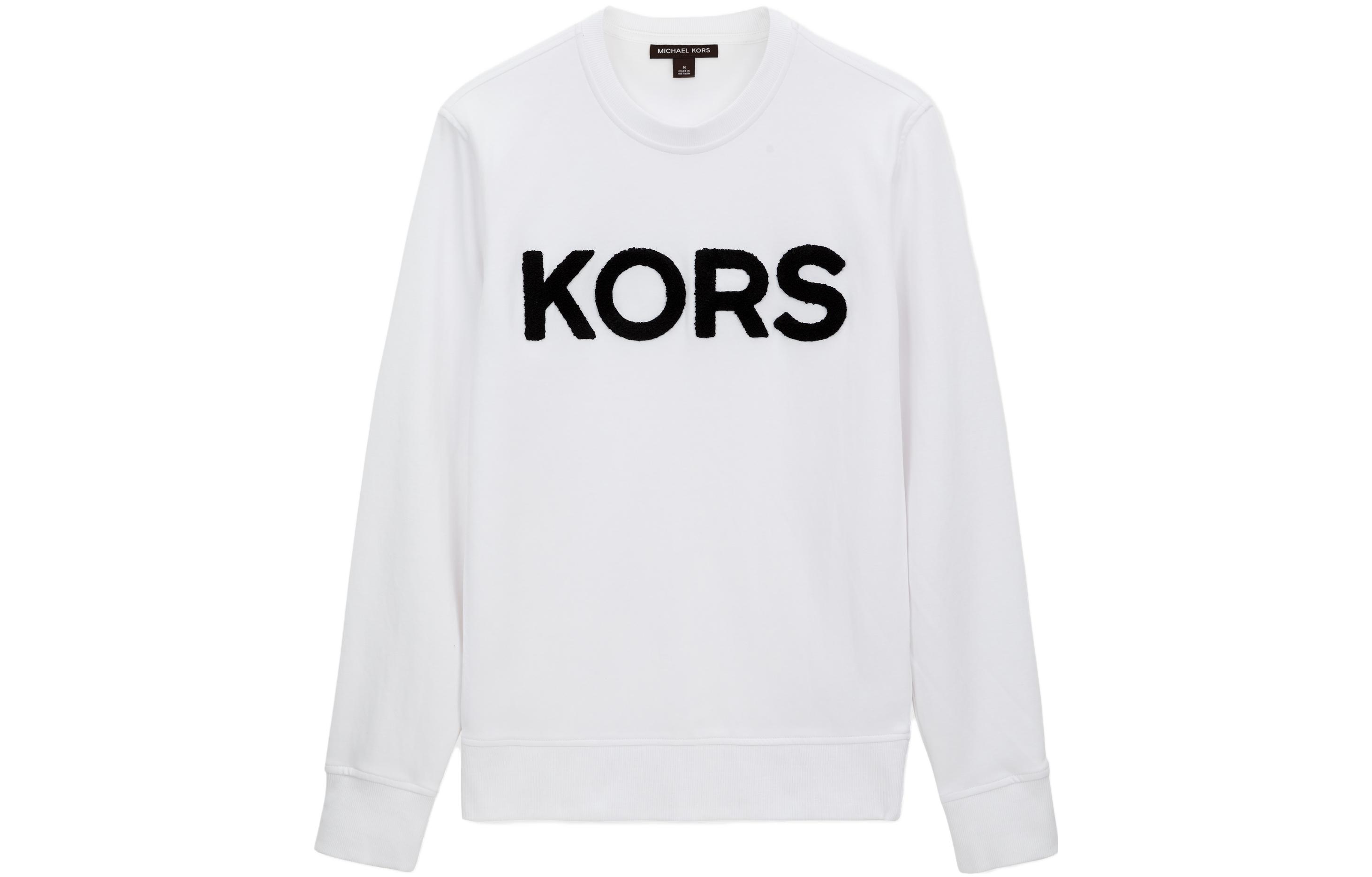 MICHAEL KORS SS23 Logo Print Pullover Sweatshirt White () OF1505I5MF-100