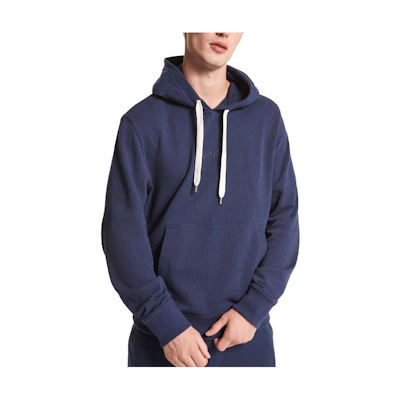 MICHAEL KORS SS23 Navy Letter Print Hoodie Zip Jacket for Men CS3205H67F-401