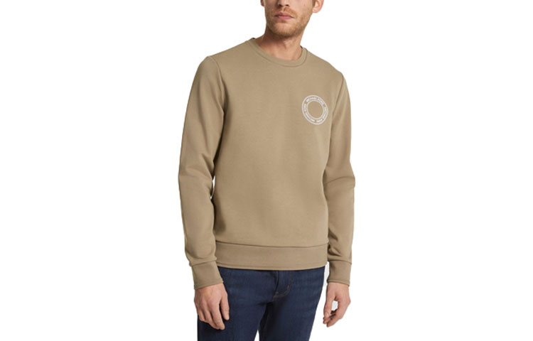 MICHAEL KORS SS23 Olive Green Logo Print Crewneck Sweatshirt CS351K485Y-720