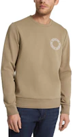MICHAEL KORS SS23 Olive Green Logo Print Crewneck Sweatshirt CS351K485Y-720 MICHAEL KORS SS23 Olive Green Logo Print Crewneck Sweatshirt CS351K485Y-720