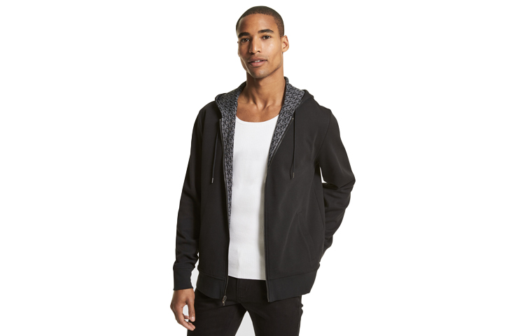 MICHAEL KORS SS23 Side Stripe Drawstring Hoodie OS250SI46F-001