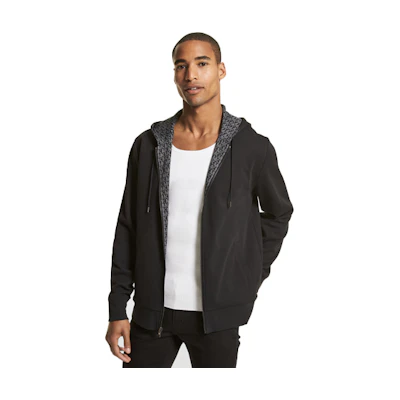 MICHAEL KORS SS23 Side Stripe Drawstring Hoodie OS250SI46F-001