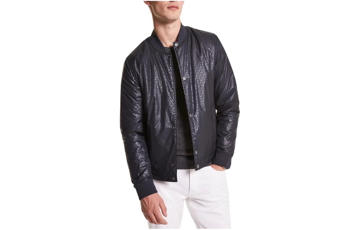 MICHAEL KORS SS23 Solid Crewneck Pullover Sweatshirt Midnight Blue () CS36080FE5-MIDNIGHT