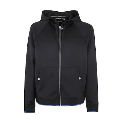 MICHAEL KORS SS24 Blue Solid Button-Up Pocket Jacket CS4906K0UK-436