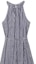 Purchase 迈克高仕 SS24 女士海军蓝格纹无袖中长连衣裙 JT482I5ET3-482
