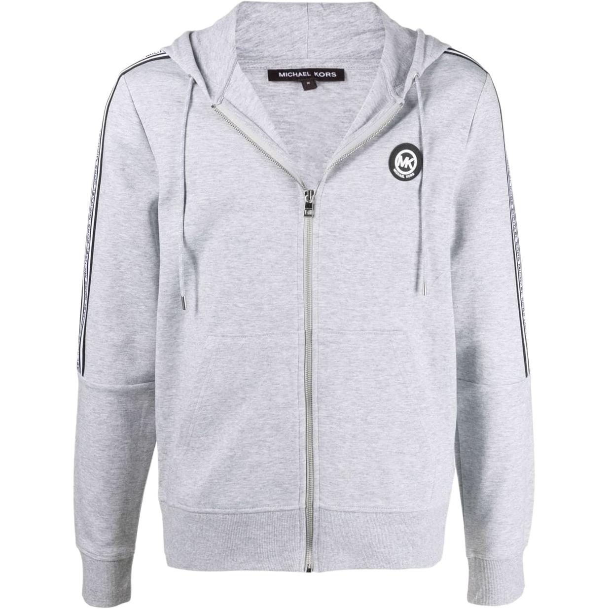 MICHAEL KORS Suede Racer Jacket FW23 Zip-Up in Red Brown CS2800J4R4-0596