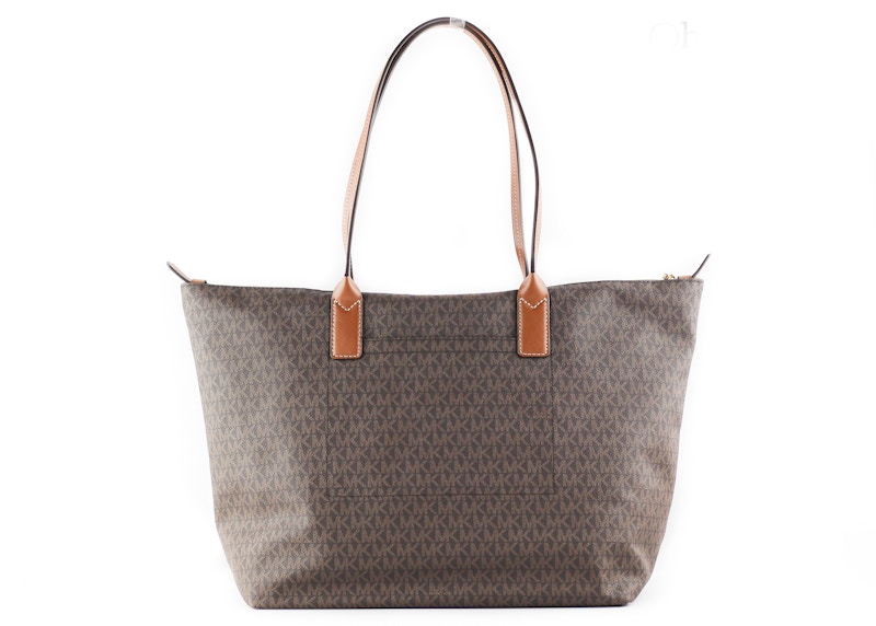 Order 迈克高仕大号棕橙拼色女士单肩包