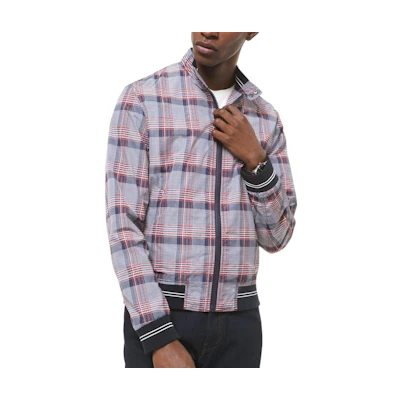MICHAEL KORS White Corduroy Shirt Jacket with Front Pocket CF340619WH-0110