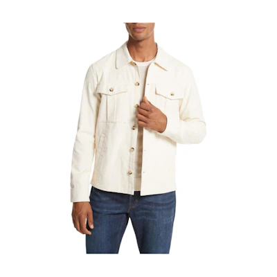 MICHAEL KORS White Full-Print Zip-Up Hooded Jacket CU1200Y2GR511