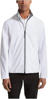 MICHAEL KORS White Zip-Up Stand Collar Jacket MC21654-0100 MICHAEL KORS White Zip-Up Stand Collar Jacket MC21654-0100