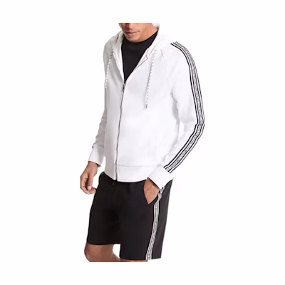 MICHAEL KORS Ellesse SS22 Colorblock Logo Hoodie Jacket Navy Blue () CS2203S5KE-413