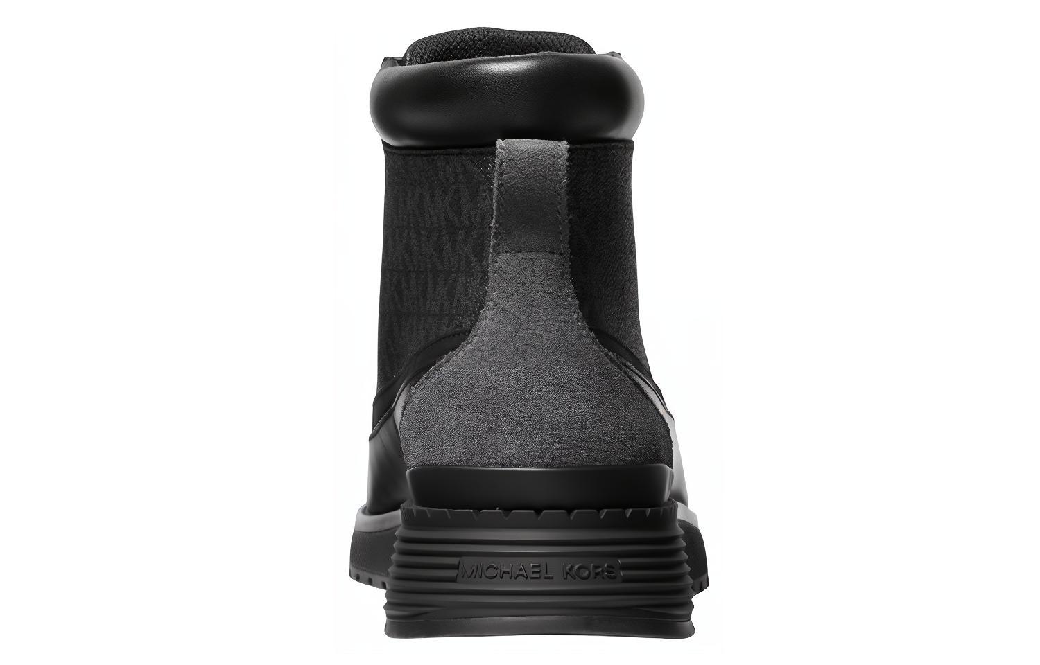 MICHAEL KORS Wyatt Canvas Boot 'Logo Print - Black' 圖 3