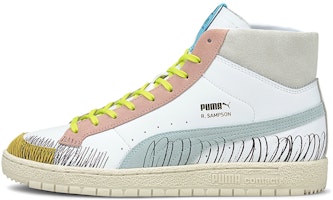 Michael Lau x Puma Ralph Sampson 70 Mid 'Scribble' 375197-01 Michael Lau x Puma Ralph Sampson 70 Mid 'Scribble' 375197-01