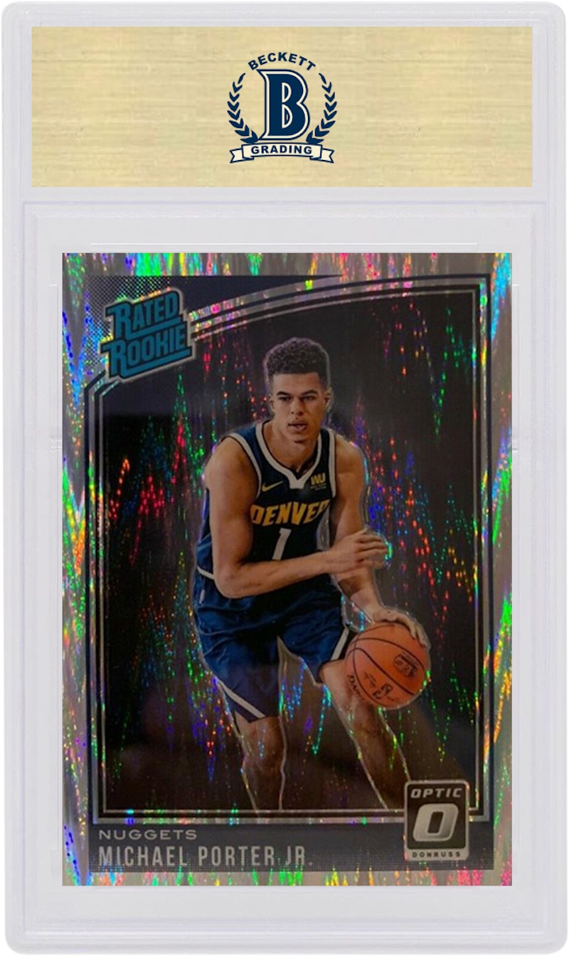 Order Michael Porter Jr. 2018 Donruss Optic Rookie Shock #182 Tarjeta Rookie