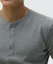 Purchase MICHIKO LONDON SPORTS Waffle Henley Neck Muscle Fit Short Sleeve T-Shirt Melange Gray MS26ST13MG