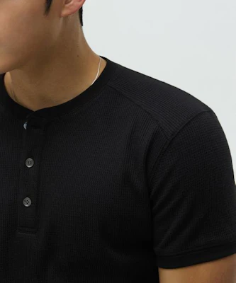 MICHIKO LONDON SPORTS Waffle Henry Neck Muscle Fit Short Sleeve T-Shirt Black MS26ST13BK Purchase MICHIKO LONDON SPORTS Waffle Henry Neck Muscle Fit Short Sleeve T-Shirt Black MS26ST13BK