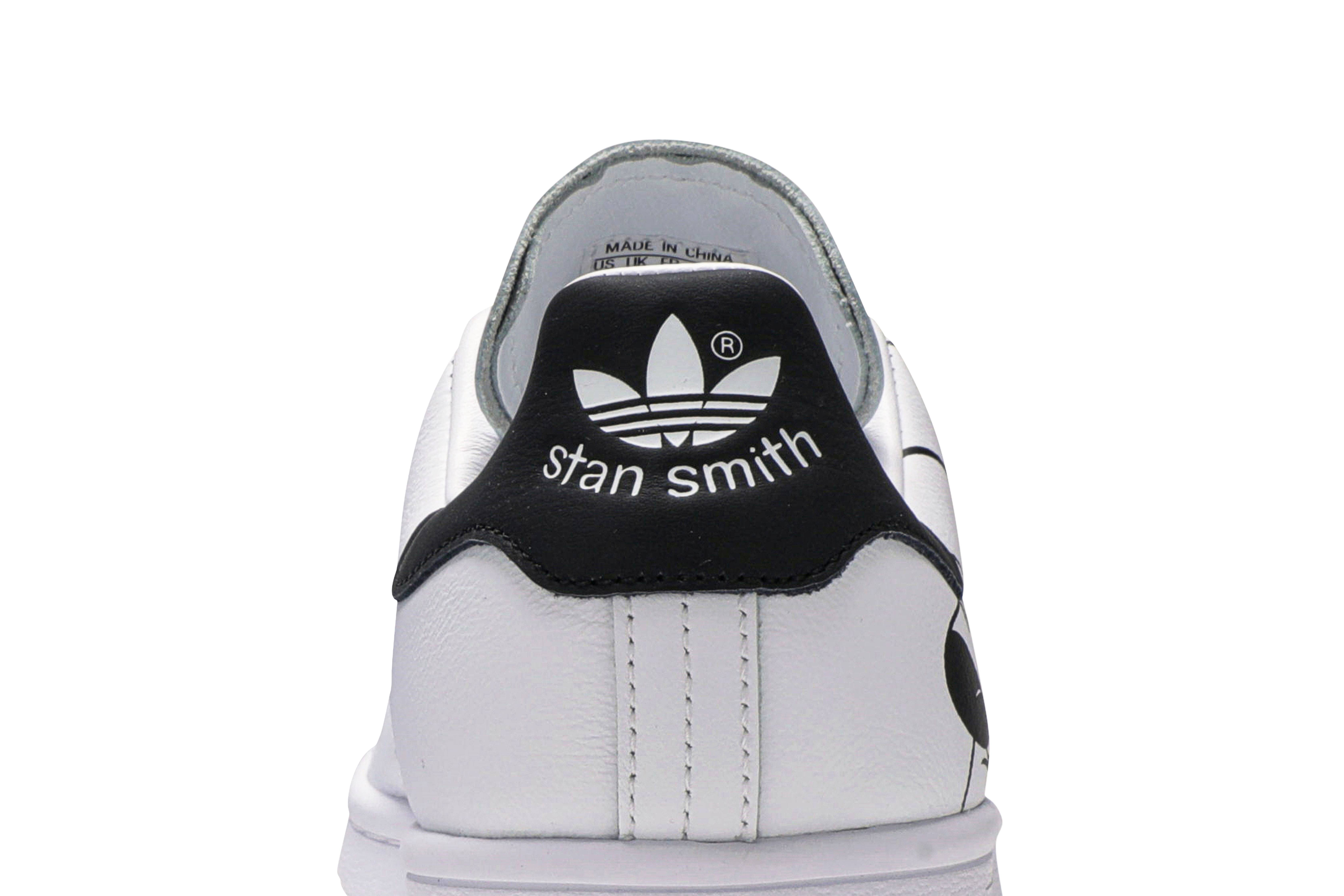 Sizing 米奇老鼠 x 愛迪達 史丹·史密斯 '黑白' FW2895