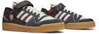 Midwest Kids x adidas Forum Low 'Black Gum' รองเท้าดำกัมสุดสตรีท GW0035