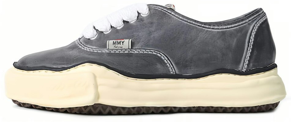 MIHARA YASUHIRO Baker Sneakers Bassi in Pelle Nera con Lacci da Uomo. A09FW728 Black Buy MIHARA YASUHIRO Baker Sneakers Bassi in Pelle Nera con Lacci da Uomo. A09FW728 Black