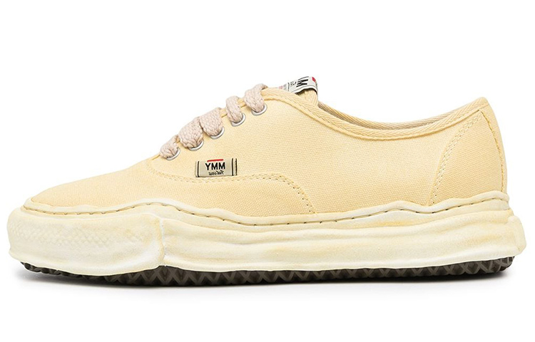 MIHARA YASUHIRO Baker Low-Top Casual Sneakers Light Yellow A06FW718 Light Yellow