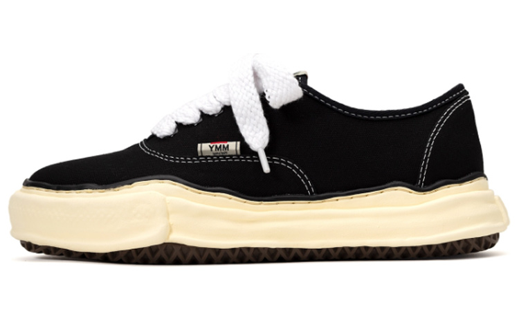 MIHARA YASUHIRO Baker OG Sole Low-Top Fashion Sneakers Black A09FW735 Black