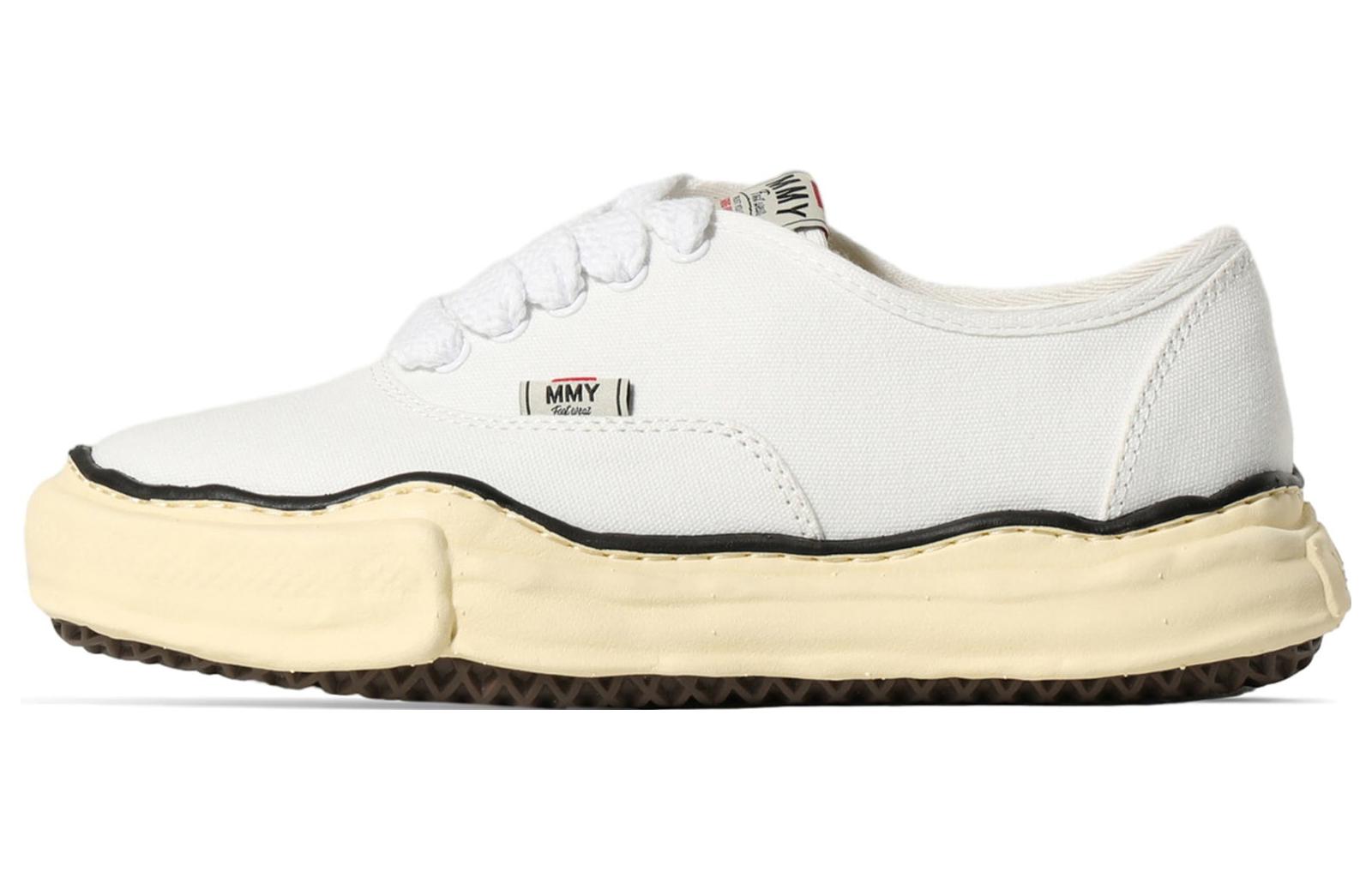MIHARA YASUHIRO Baker OG Sole Low-Top Fashion Sneakers White A09FW735 White Color