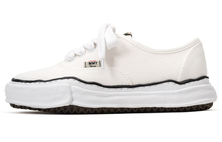 MIHARA YASUHIRO Baker OG Sole Low-Top Sneakers White Casual Shoes A02FW704 White Color