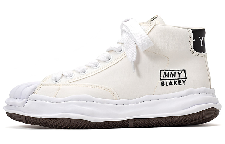 MIHARA YASUHIRO Blakey OG Sole High-Top Canvas Sneakers White A08FW736 White Color