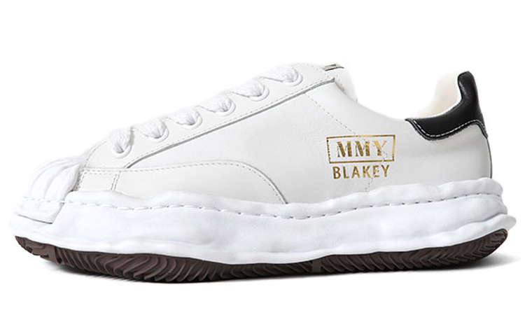 MIHARA YASUHIRO Blakey Retro Low-Top Leather Sneakers White. A06FW702 White