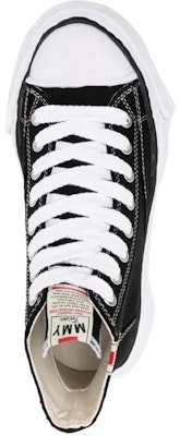 MIHARA YASUHIRO 高帮帆布鞋'时尚舒适系带' A11FW701-WHT Sizing MIHARA YASUHIRO 高帮帆布鞋'时尚舒适系带' A11FW701-WHT
