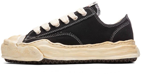 ミハラヤスヒロ キャンバスロー "パッチワーク ディゾルブ ブラック" A07FW720 Buy ミハラヤスヒロ キャンバスロー "パッチワーク ディゾルブ ブラック" A07FW720