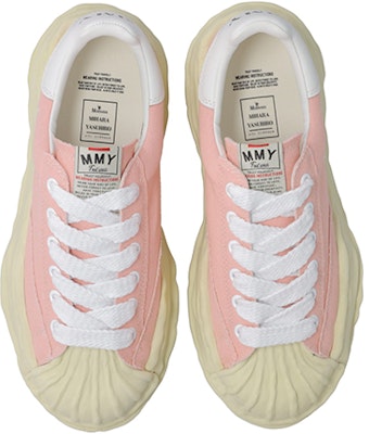 Maison Mihara Yasuhiro Blakey OG Suela Vintage Lona Baja 'Rosa' A09FW732 1