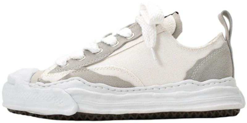 MIHARA YASUHIRO Hank OG Sole Broken Canvas Low-Top Sneakers White . A08FW734 White Color Buy MIHARA YASUHIRO Hank OG Sole Broken Canvas Low-Top Sneakers White . A08FW734 White Color