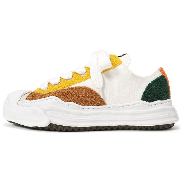 MIHARA YASUHIRO Hank Spliced Low-Top Sneakers White Fashion A08FW720 White