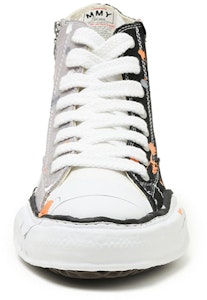 美原康裕 高帮板鞋 溶胶鞋 黑灰色 Shop 美原康裕 高帮板鞋 溶胶鞋 黑灰色