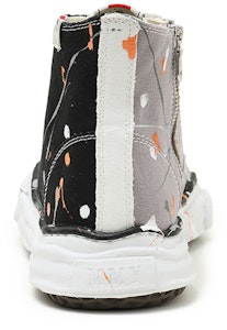 美原康裕 高帮板鞋 溶胶鞋 黑灰色 Details for 美原康裕 高帮板鞋 溶胶鞋 黑灰色