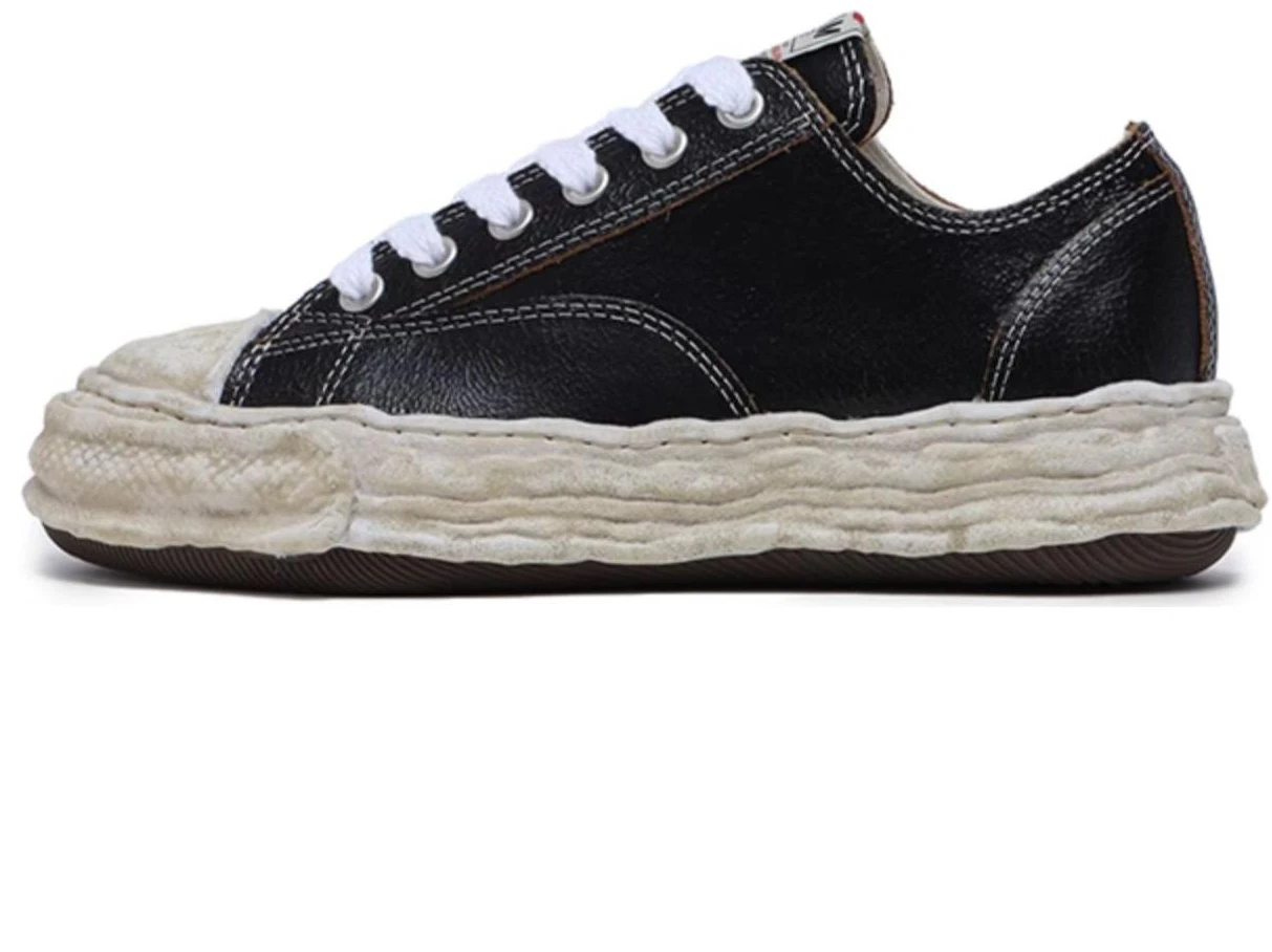 mihara-yasuhiro-low-top-casual-shoes-black-limited-time-a12-fw-708-black
