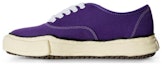Shop MIHARA YASUHIRO Maison Baker Vintage OG Sole Canvas Rendah Hitam Putih A09FW735