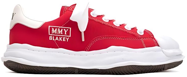 MIHARA YASUHIRO Maison Blakey OG大底黑色帆布低帮鞋 A08FW735-BLK 6