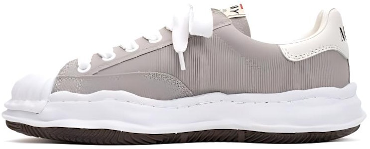 MIHARA YASUHIRO Maison Blakey OG大底黑色帆布低帮鞋 A08FW735-BLK 8