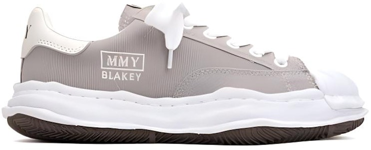 MIHARA YASUHIRO Maison Blakey OG大底黑色帆布低帮鞋 A08FW735-BLK 9