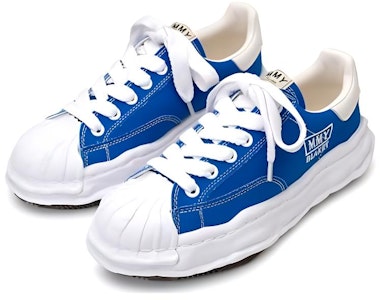 MIHARA YASUHIRO Maison Blakey OG大底黑色帆布低帮鞋 A08FW735-BLK 13