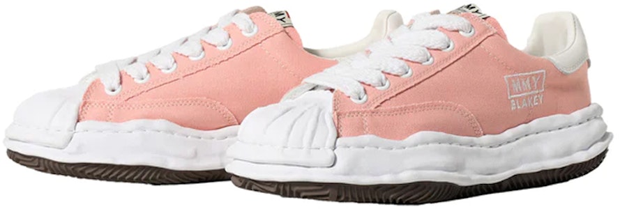 MIHARA YASUHIRO Maison Blakey OG大底黑色帆布低帮鞋 A08FW735-BLK 1