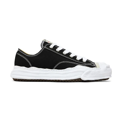 MIHARA YASUHIRO Maison Hank Sole Canvas Low 'Black White'