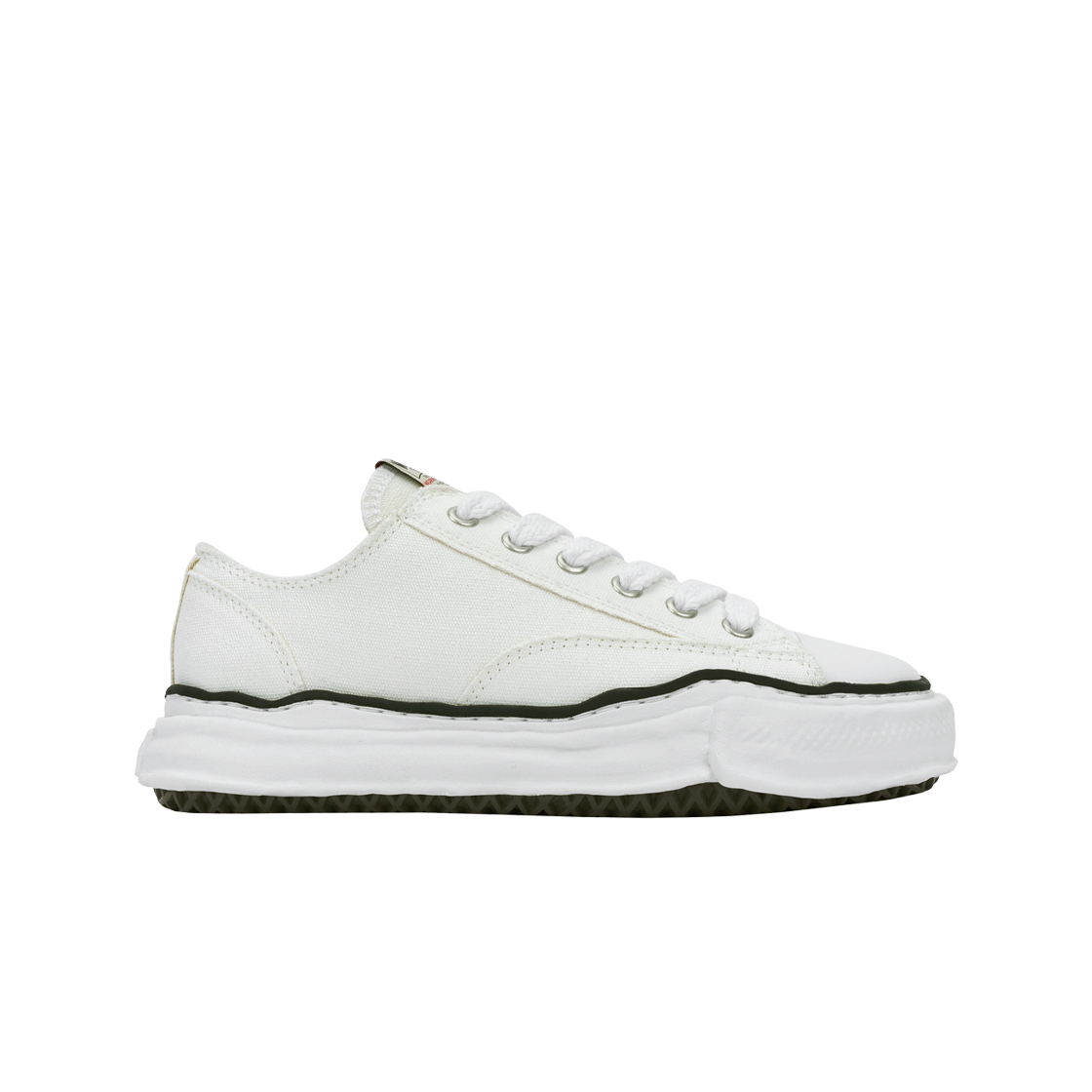 MIHARA YASUHIRO Maison Original Sole Low Top 'White Canvas' A01FW702-WHITE