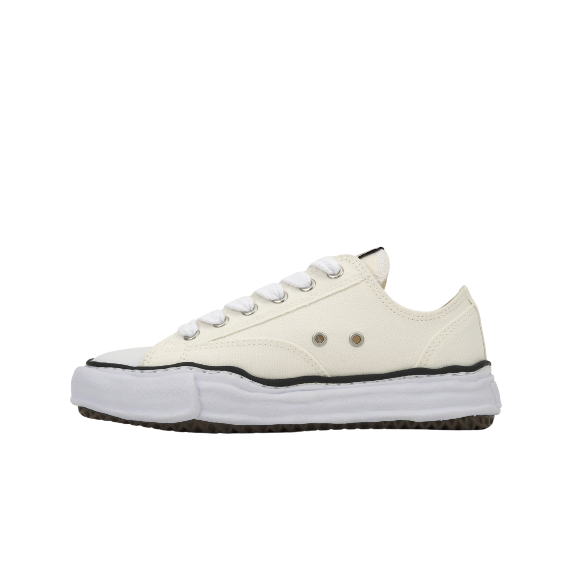 Lookbook MIHARA YASUHIRO Maison Original Sole Low Top 'White Canvas' A01FW702-WHITE