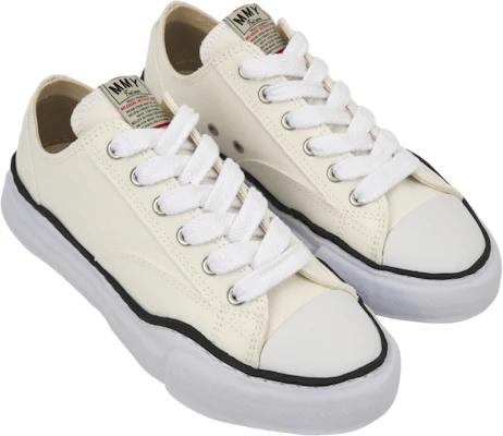 MIHARA YASUHIRO Maison Original Sole Low Top 'White Canvas' A01FW702-WHITE Shop MIHARA YASUHIRO Maison Original Sole Low Top 'White Canvas' A01FW702-WHITE